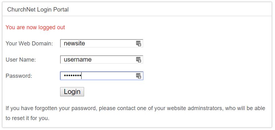 Login Again as New User