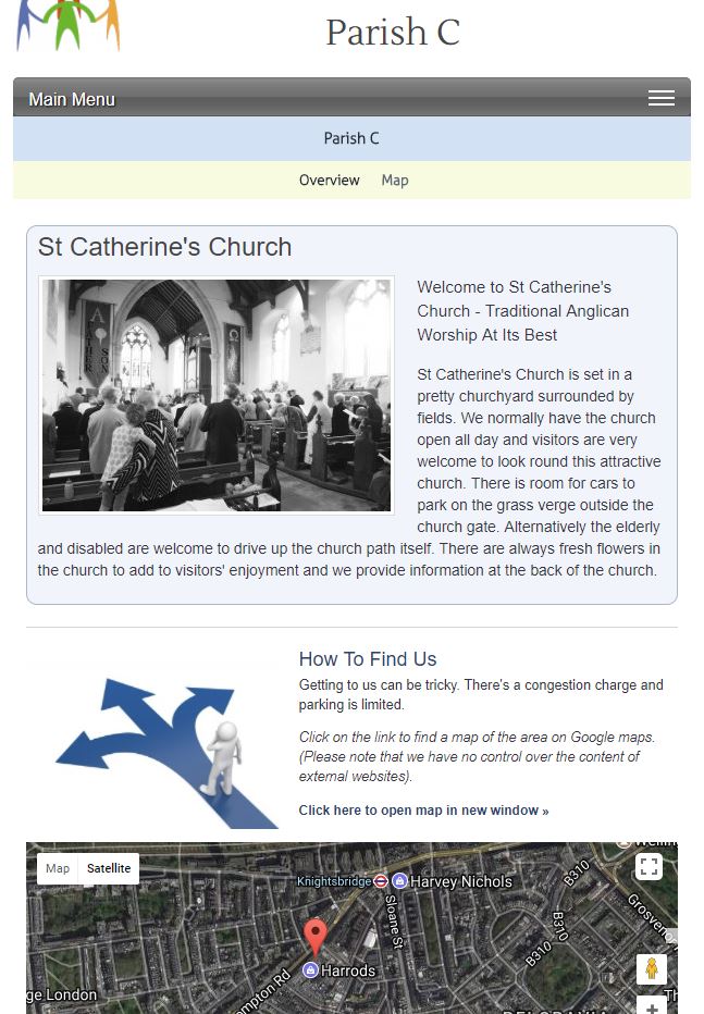 Public View of New Church or Group